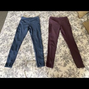 Bundle of 2 high waisted leggings